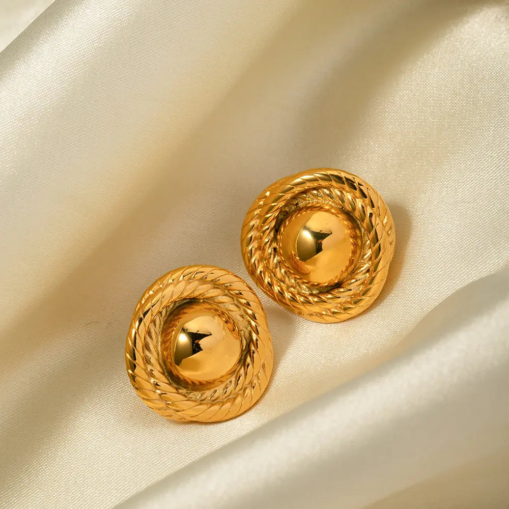 Iris Swirl Earrings