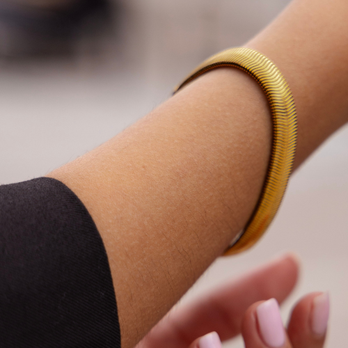 Thea Flat Snake Bracelet