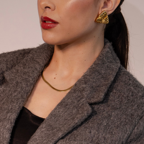 Chloe Triangle Earrings