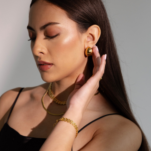 Freya Dome Earrings