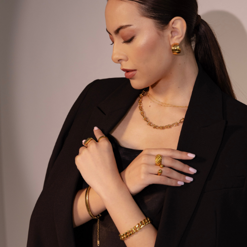 Sara Wide Hoop Earrings