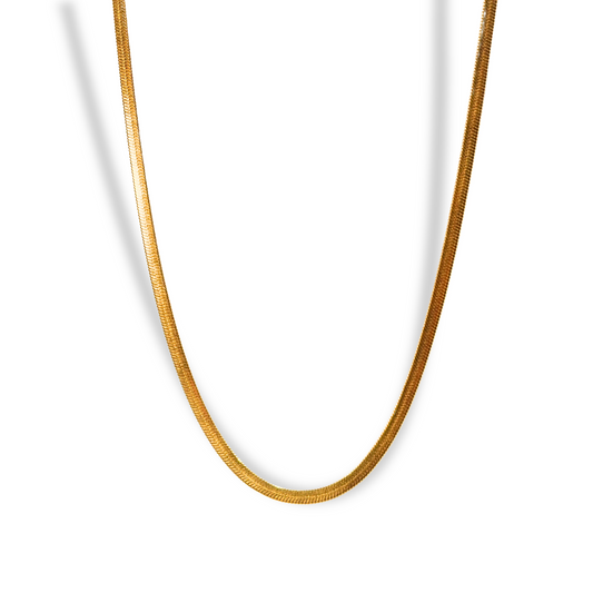 Lara Flat Snake Necklace