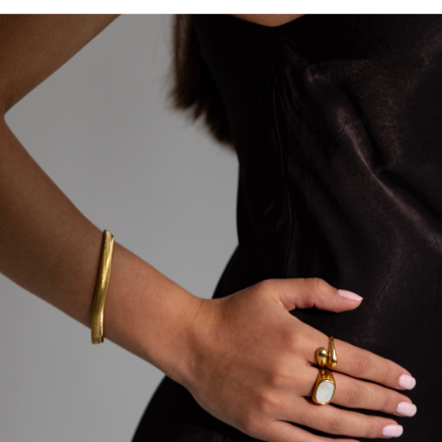 Thea Flat Snake Bracelet