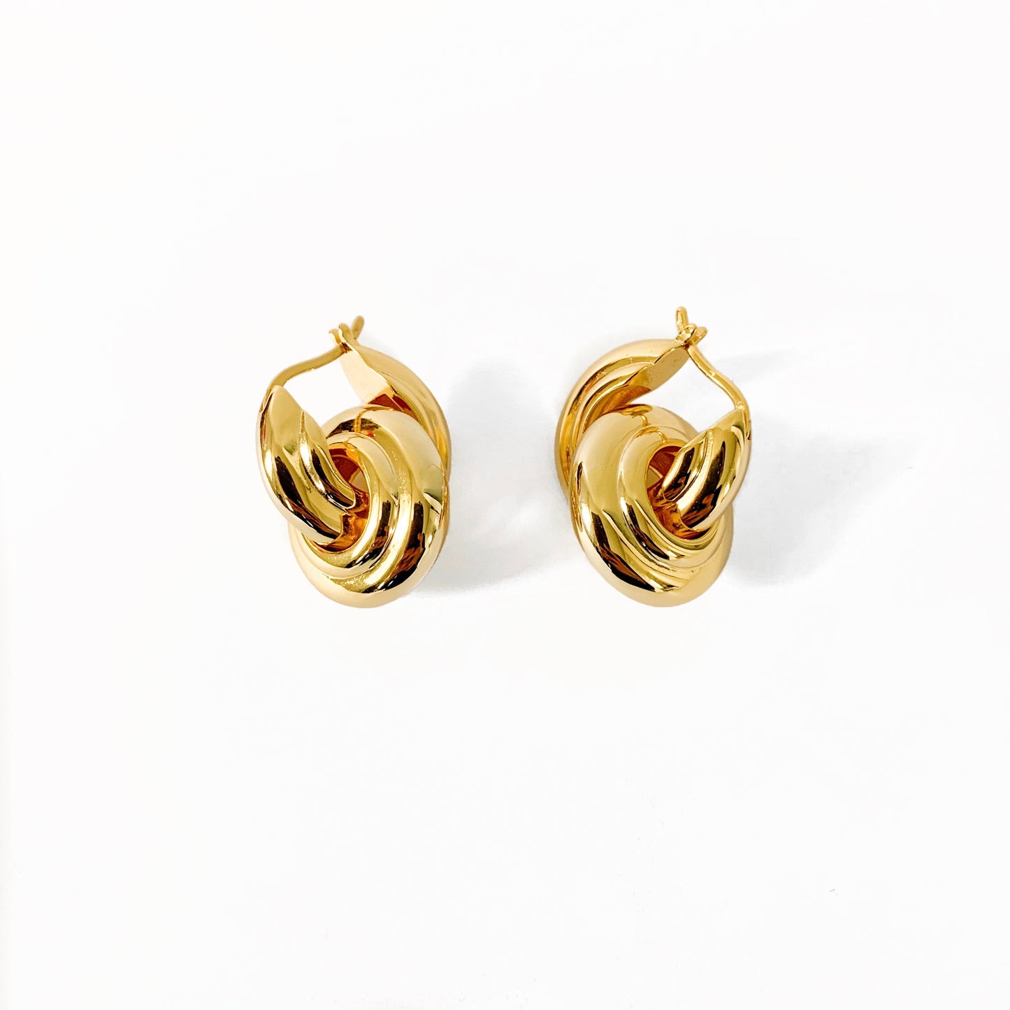 Farrah Double Hoop Earrings
